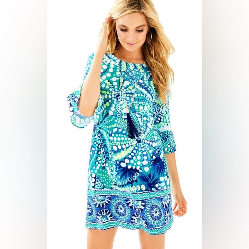 LILLY PULITZER Women’s Ophelia Swing Dress
Agate Green Roe Your Boat XS Preppy